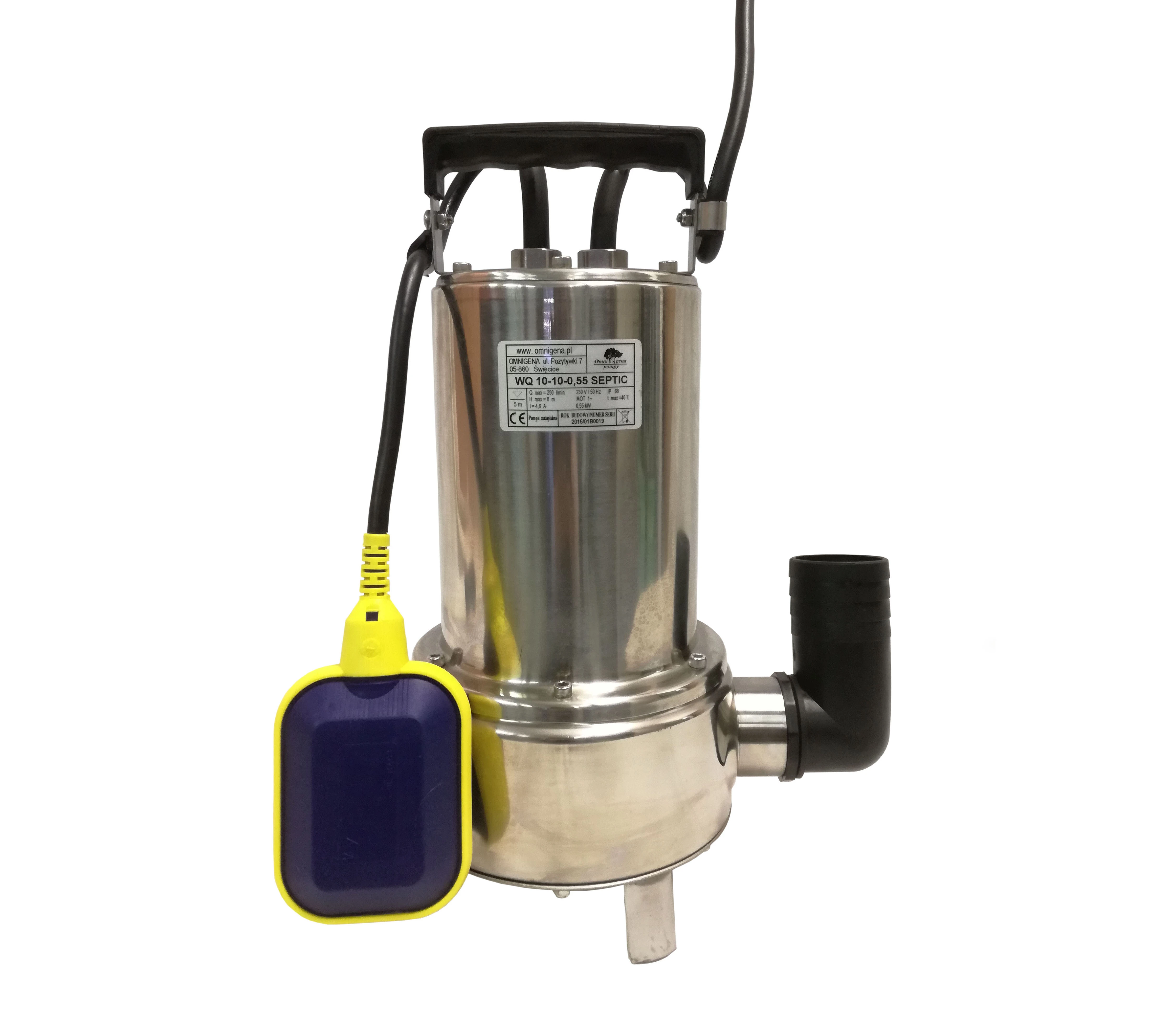 Kopro WQ 10-10-0,55 SEPTIC Premium, 230V, Kalové čerpadlo, C A000030