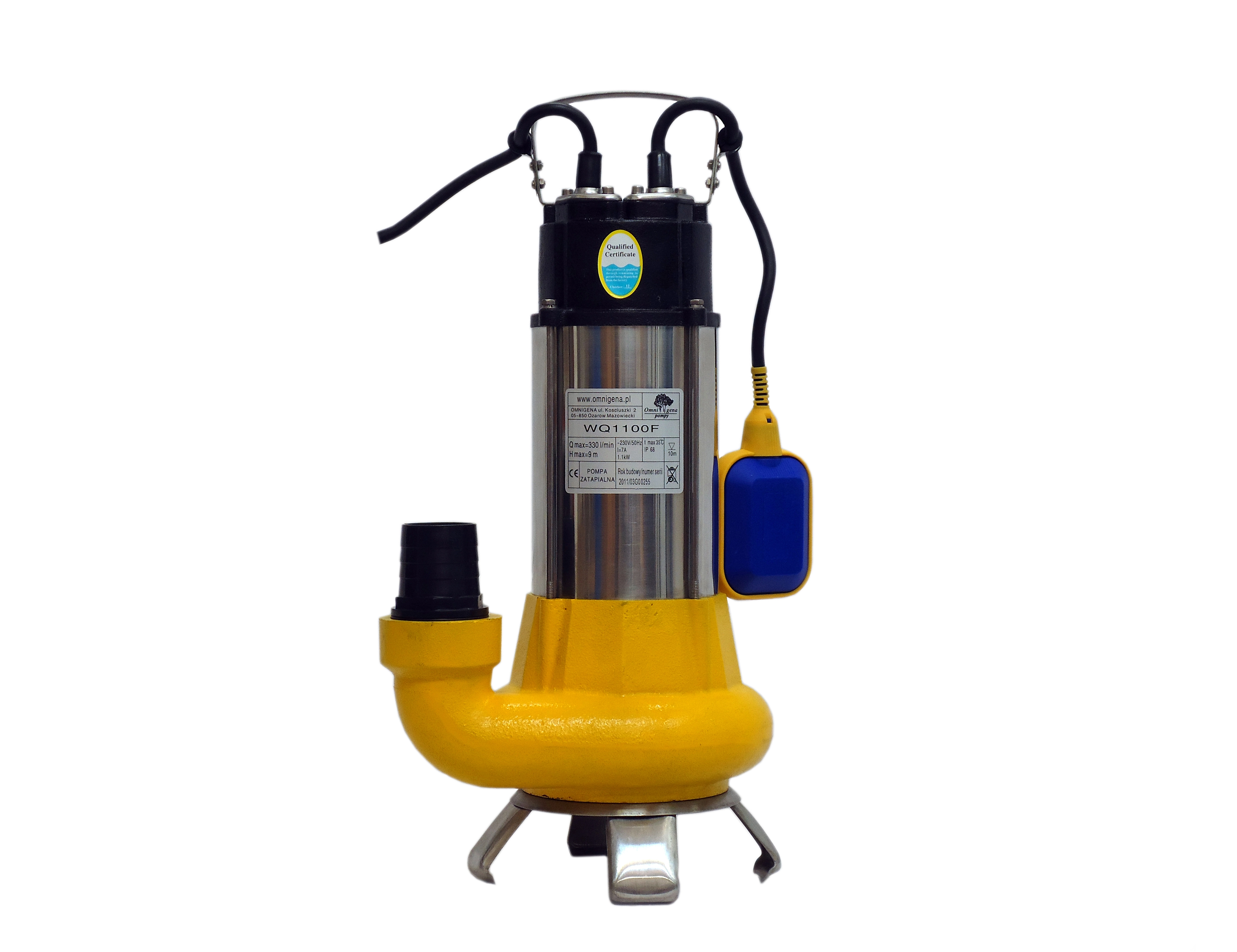 Kopro WQ 1100F Premium, 230V, Kalové čerpadlo, C A000203