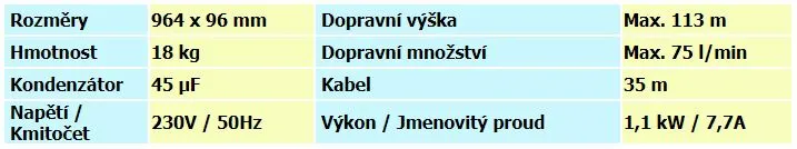 4SPD technická data