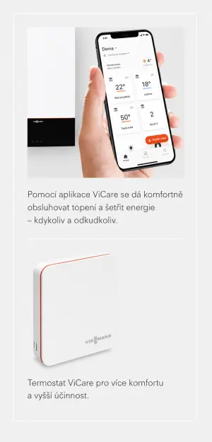 Ovládání kotle Vitodens